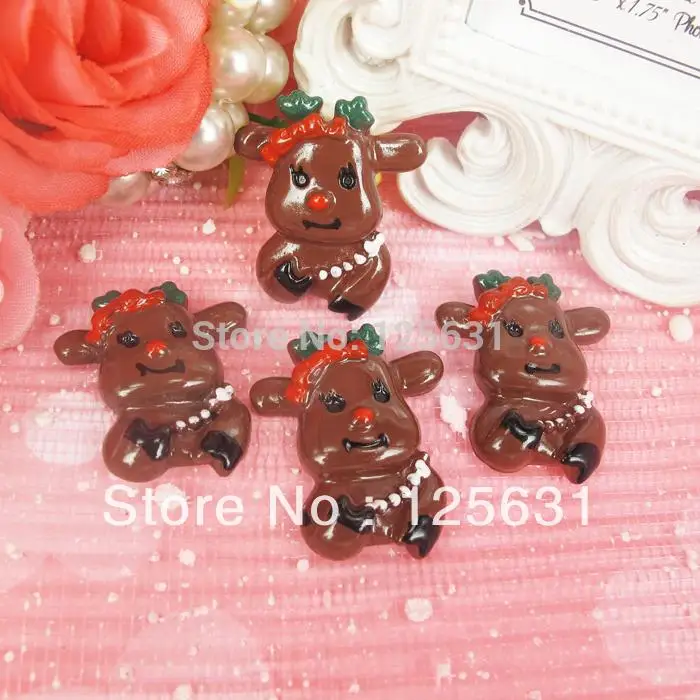 Kawaii Flatback DIY Resin Christmas Dear Cabochons Flat Back Scrapbooking Embellishment Decoration For Bow Centers:30*25mm
Kawaii Flatback DIY Resin Christmas Dear Cabochons Flat Back Scrapbooking Embellishment Decoration For Bow Centers:30*25mm