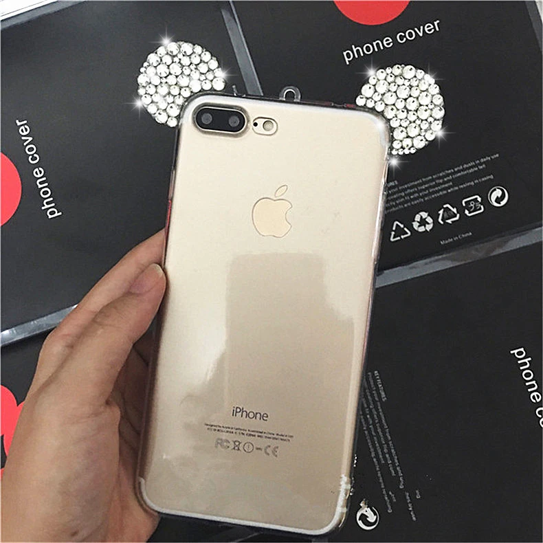 For Xiaomi Redmi Note 4 Note 4X Redmi 4A Phone Cases Cute Mickey Ear Stick Drill Rhinestone Soft Back Phone Covers with Chain
For Xiaomi Redmi Note 4 Note 4X Redmi 4A Phone Cases Cute Mickey Ear Stick Drill Rhinestone Soft Back Phone Covers with Chain