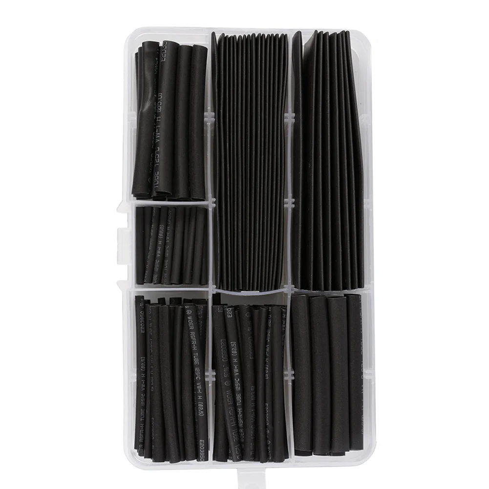 150 Pcs Black Heat Shrink Wire Cable Tube Sleeve Wrap Heatshrink Tubing Set SKD88
150 Pcs Black Heat Shrink Wire Cable Tube Sleeve Wrap Heatshrink Tubing Set SKD88