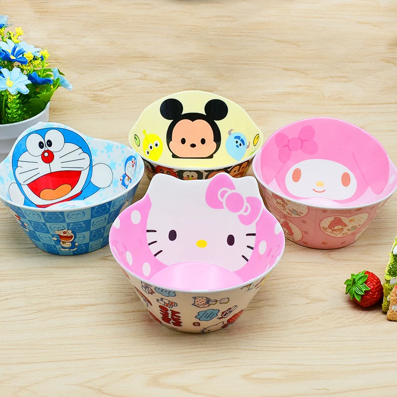 Japanese Tableware KT cat Kitty Children Soup Bowl Tableware Food Grade Melamine Anti Knock Cartoon Modeling Bowl
Japanese Tableware KT cat Kitty Children Soup Bowl Tableware Food Grade Melamine Anti Knock Cartoon Modeling Bowl