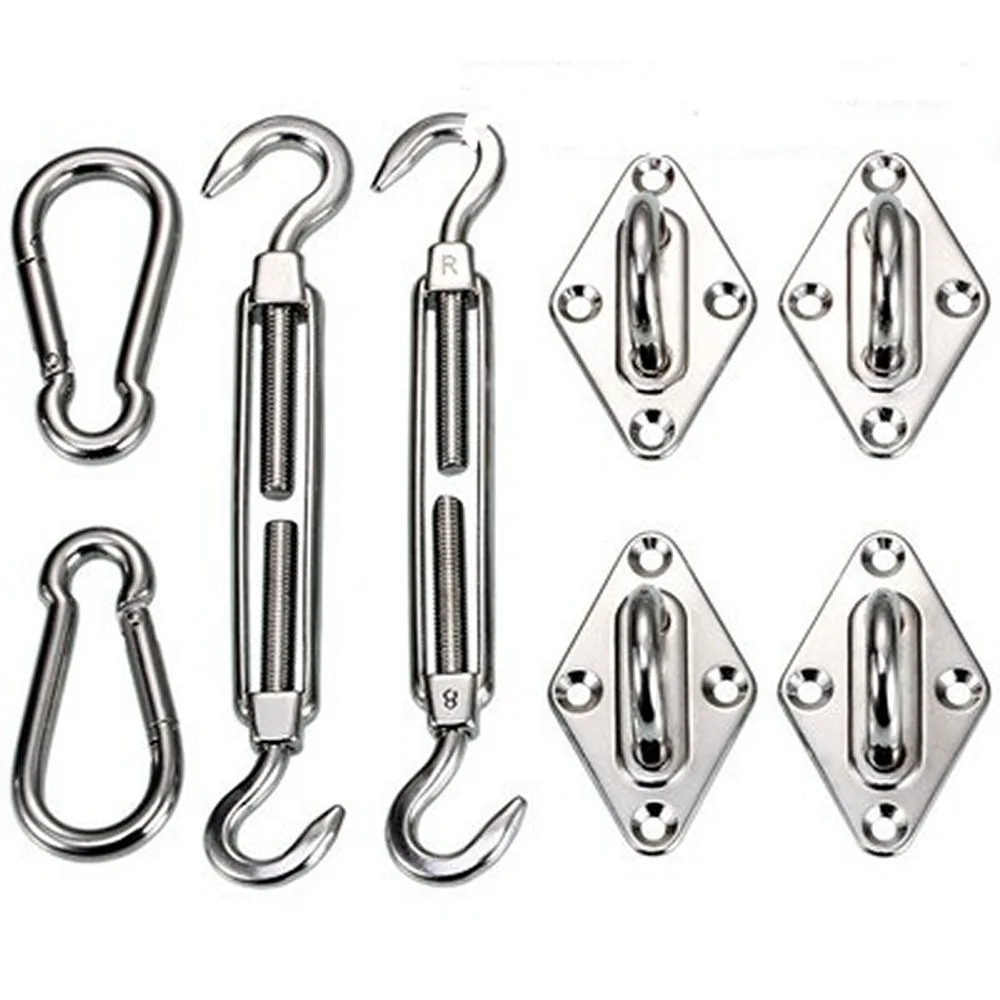 Shade Sail Stainless Steel Accessories Yacht Shade Sailor With Hardware GB Threaded Shade Net Accessories Adjustable 5/6/8M
Shade Sail Stainless Steel Accessories Yacht Shade Sailor With Hardware GB Threaded Shade Net Accessories Adjustable 5/6/8M