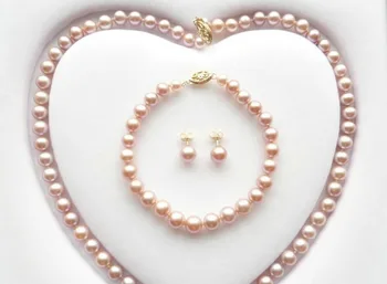 Jewelry 00711 7-7.5mm Lavender AAA Grade Akoya Pearl Jewelry Set Necklace Bracelet Earring 14k (A0516)
Jewelry 00711 7-7.5mm Lavender AAA Grade Akoya Pearl Jewelry Set Necklace Bracelet Earring 14k (A0516)