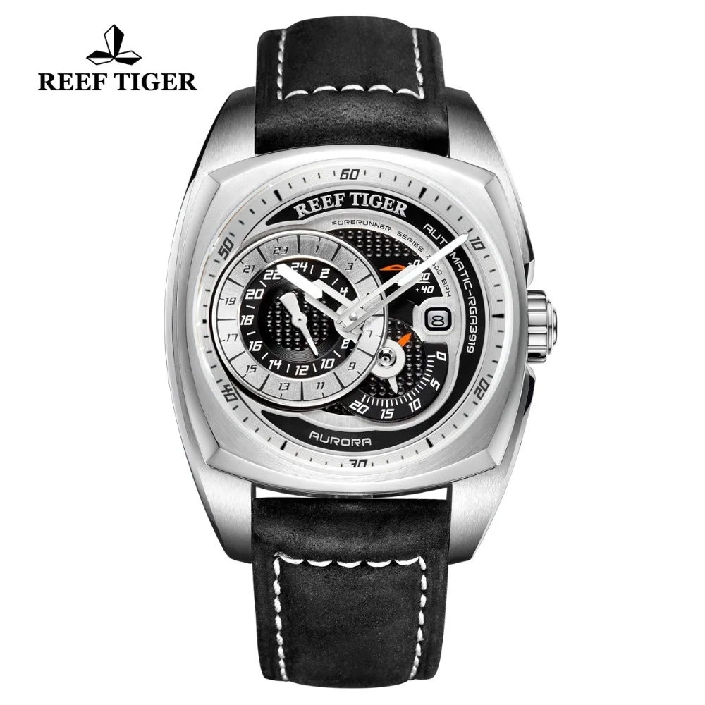 Reef Tiger/RT Top Brand Mens Sport Watch Genuine Leather Strap Multi-function Watch Automatic Mechanical Watch Relogio RGA3319
Reef Tiger/RT Top Brand Mens Sport Watch Genuine Leather Strap Multi-function Watch Automatic Mechanical Watch Relogio RGA3319