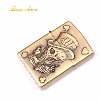 Fashion Retro Metal Kerosene Oil Lighter Fire Unique Gasoline Windproof Refillable Cigarette Lighter Man Gadgets Best gift
Fashion Retro Metal Kerosene Oil Lighter Fire Unique Gasoline Windproof Refillable Cigarette Lighter Man Gadgets Best gift