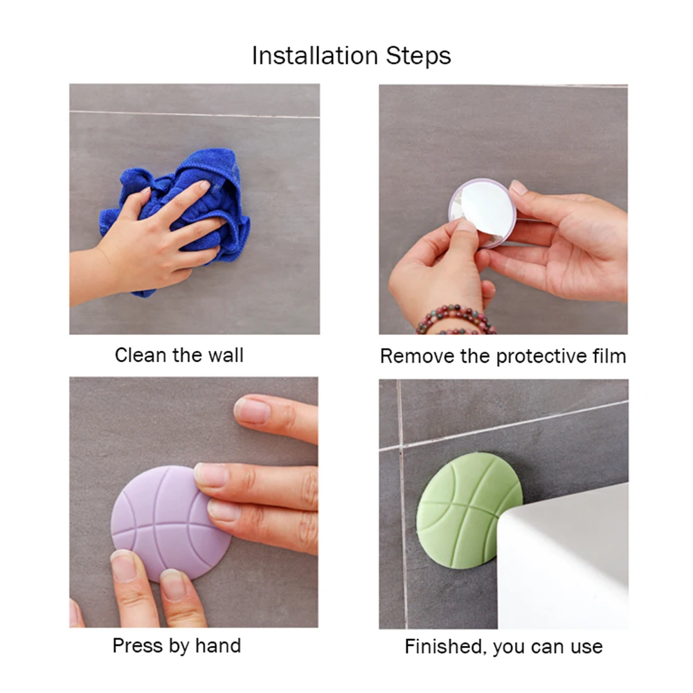Rubber Mute Wall Pad Anti-collision Crash Pad Doorknob Lock Protective Pad Crash Pads Door Buffer Door Knob Mats
Rubber Mute Wall Pad Anti-collision Crash Pad Doorknob Lock Protective Pad Crash Pads Door Buffer Door Knob Mats