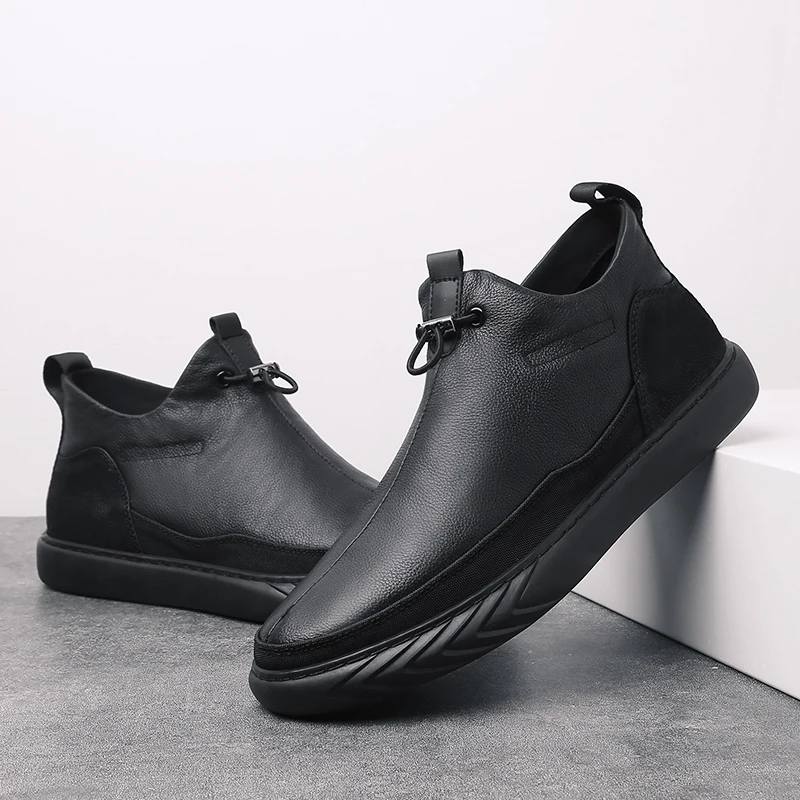 Genuine Leather Walking Shoes for Men Breathable Outdoor Sports Causal Shoes Fashion Warm Fleece Winter Sneakers
Genuine Leather Walking Shoes for Men Breathable Outdoor Sports Causal Shoes Fashion Warm Fleece Winter Sneakers