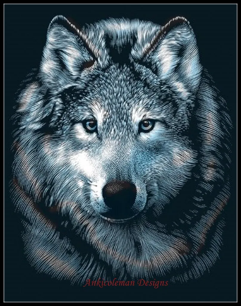 Wolf Portrait - Needlework Embroidery DIY DMC Color High Quality - Counted Cross Stitch Kits - 14 ct Aida Oil painting
Wolf Portrait - Needlework Embroidery DIY DMC Color High Quality - Counted Cross Stitch Kits - 14 ct Aida Oil painting