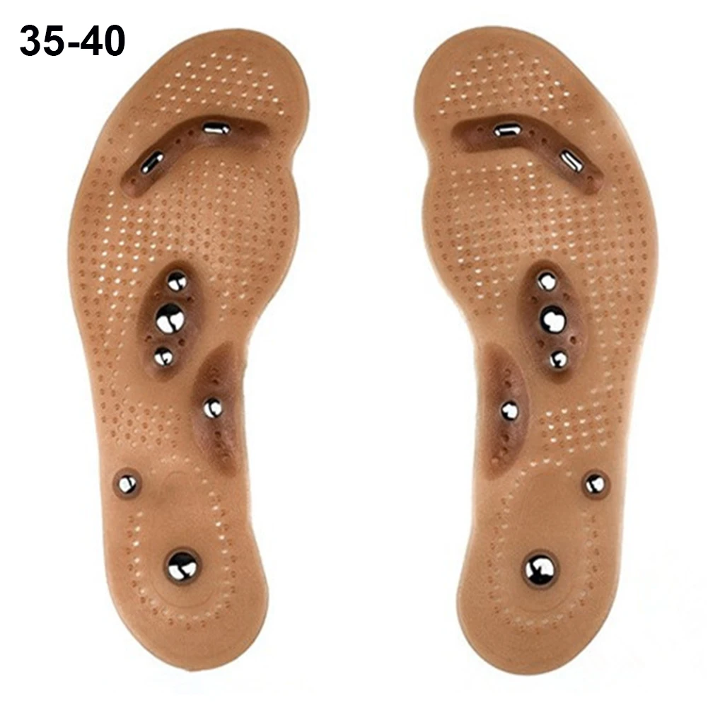 Unisex Brown Comfort Insole Cushion Breathable Point Therapy Massage Foot Acupuncture 8 Magnet Shoe Pads Anti-Fatigue
Unisex Brown Comfort Insole Cushion Breathable Point Therapy Massage Foot Acupuncture 8 Magnet Shoe Pads Anti-Fatigue