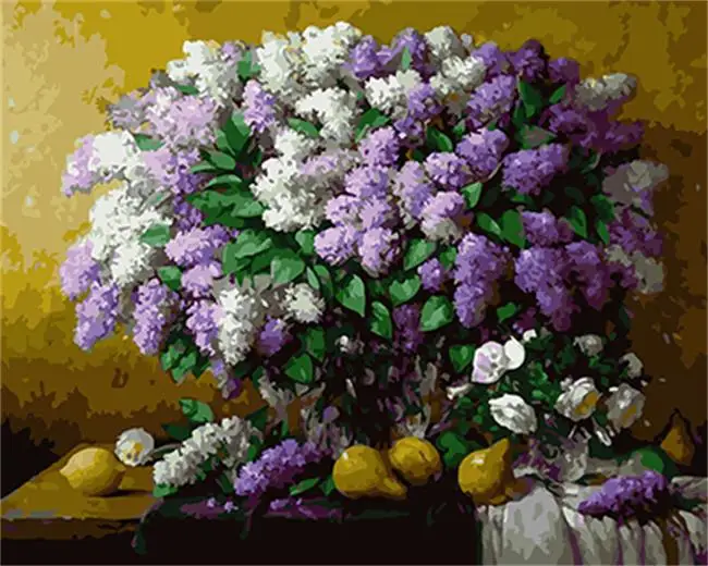 DRAWJOY Framed DIY Painting By Numbers Flower Coloring By Numbers On Canvas Oil Painting Home Decor For Living Room Wall Art
DRAWJOY Framed DIY Painting By Numbers Flower Coloring By Numbers On Canvas Oil Painting Home Decor For Living Room Wall Art