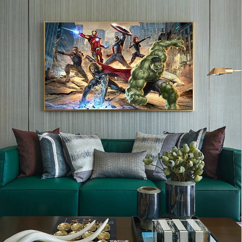 Wall Art Canvas The Avengers Poster Superheros Wall Painting on Canvas Pictures for Living Room Teens Bedroom Wall Decor
Wall Art Canvas The Avengers Poster Superheros Wall Painting on Canvas Pictures for Living Room Teens Bedroom Wall Decor