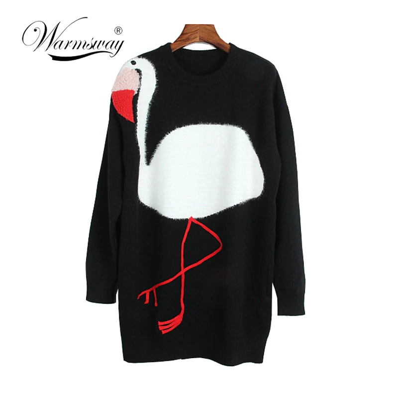 High Quality 2019 New Fashion Women Sweaters Dresses Knitted Long Pullovers Blouse Shirts Female Tops Embroidery Animal C-080
High Quality 2019 New Fashion Women Sweaters Dresses Knitted Long Pullovers Blouse Shirts Female Tops Embroidery Animal C-080