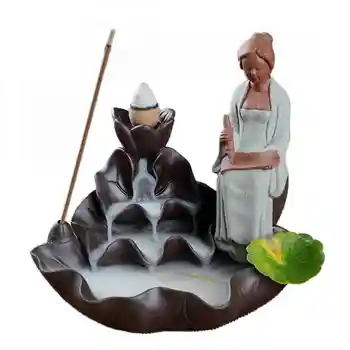 Creative Home Decor Ceramic Girl Censer Backflow Incense Cones Burner Towel Incense Stick Holder Ceramic Aromatherapy Censer
Creative Home Decor Ceramic Girl Censer Backflow Incense Cones Burner Towel Incense Stick Holder Ceramic Aromatherapy Censer