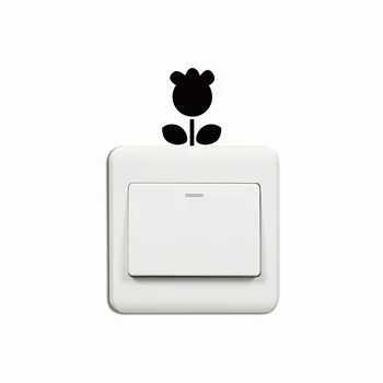 Hua-11 Cute Flower Switch Sticker Creative Cartoon Flower Silhouette Vinyl Wall Sticker Home Wallpaper
Hua-11 Cute Flower Switch Sticker Creative Cartoon Flower Silhouette Vinyl Wall Sticker Home Wallpaper