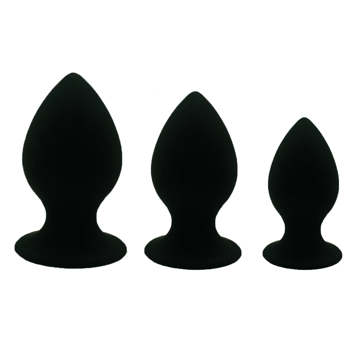 3PCS/SET Large Silicone Butt Plug Anal Plug with Strong Sucker Big Anal Sex Toys for Woman and Men Anus Massager Erotic Toys