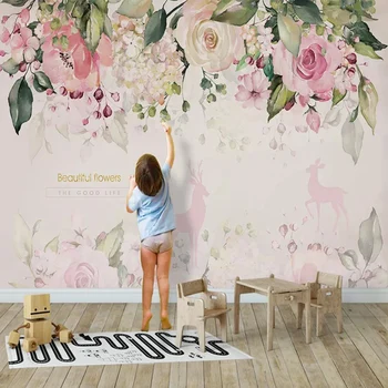 Photo Wallpaper 3D Stereo Pink Flowers Murals Cartoon Kids Girl's Bedroom Background Wall Paper Living Room Modern Simple Decor
Photo Wallpaper 3D Stereo Pink Flowers Murals Cartoon Kids Girl's Bedroom Background Wall Paper Living Room Modern Simple Decor
