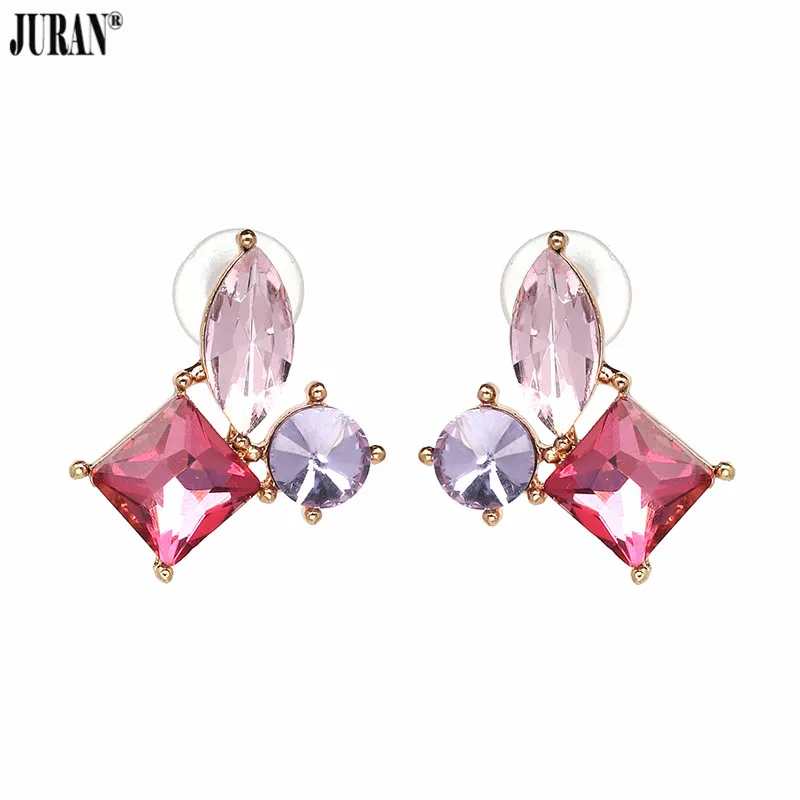 JURAN New Fashion Full Crystal Stud Earrings for Women Female Water Drop Multi Color Earrings Gilrs Jewlery Piercing
JURAN New Fashion Full Crystal Stud Earrings for Women Female Water Drop Multi Color Earrings Gilrs Jewlery Piercing
