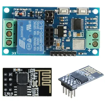 5V ESP8266 ESP-01 1 Channel WiFi Relay Module Remote Control Switch For IOT Smart Home Phone APP Controller
5V ESP8266 ESP-01 1 Channel WiFi Relay Module Remote Control Switch For IOT Smart Home Phone APP Controller