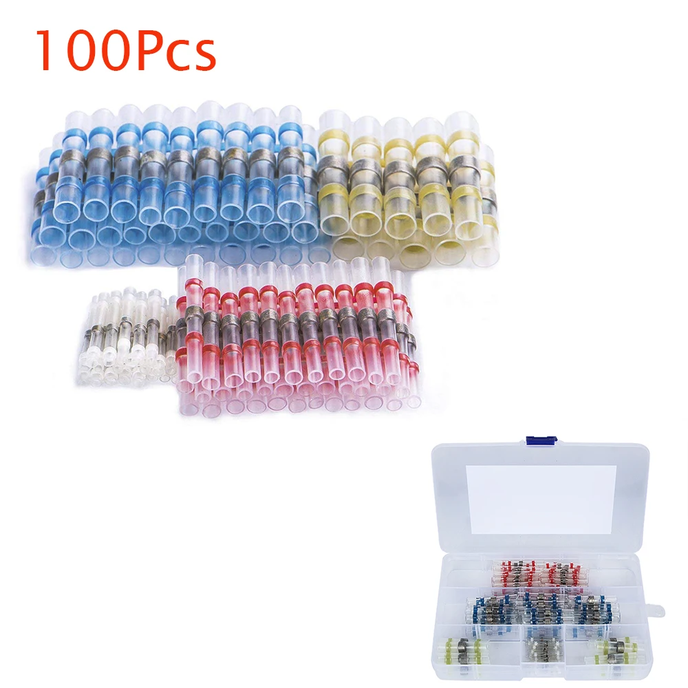 100pcs Practical Electrical Waterproof Seal Heat Shrink Butt Terminals Solder Sleeve Wire Connectors
100pcs Practical Electrical Waterproof Seal Heat Shrink Butt Terminals Solder Sleeve Wire Connectors