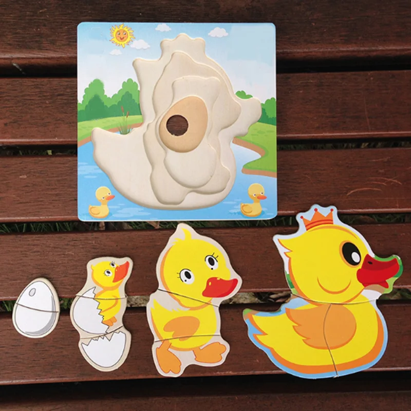 Children Cartoon Animal Growth Multilayer Wooden Puzzle Board Children Dark Rabbit Early Learning Educational Toys for Kids 2019
Children Cartoon Animal Growth Multilayer Wooden Puzzle Board Children Dark Rabbit Early Learning Educational Toys for Kids 2019