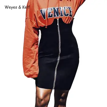 Weyes & Kelf Empire Package Hip Skirt Women 2018 Zipper Bra Sexy Tight Black Skirt Women High Waist Pencil Woman Skirt Pattern
Weyes & Kelf Empire Package Hip Skirt Women 2018 Zipper Bra Sexy Tight Black Skirt Women High Waist Pencil Woman Skirt Pattern
