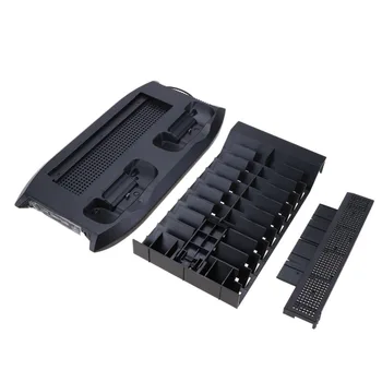 Mutilfunction Gamepad Controller Dual Charging Stand Holder Cooling Stand Game Disc Storage Holder for Xbox one Slim Console
Mutilfunction Gamepad Controller Dual Charging Stand Holder Cooling Stand Game Disc Storage Holder for Xbox one Slim Console