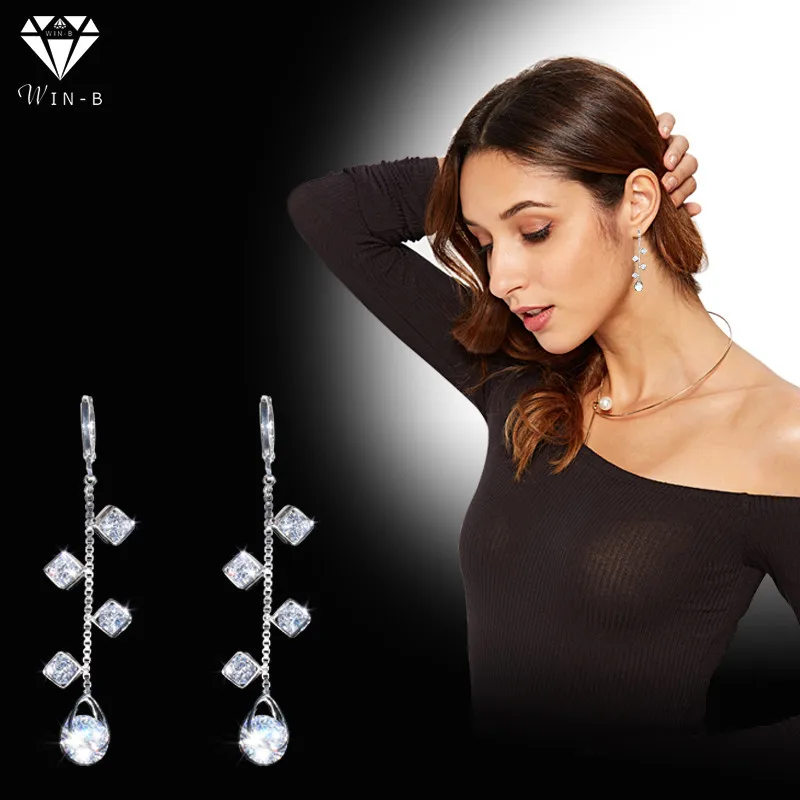 WIN-B Women Stylish White Gold Tree Crystal Earrings Women Girl Jewelry Pendante Femme Bijoux Brincos Korean Earing oorbel
WIN-B Women Stylish White Gold Tree Crystal Earrings Women Girl Jewelry Pendante Femme Bijoux Brincos Korean Earing oorbel