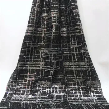 Black gold Sequined Mesh Tulle Lace African Net Sequins Lace Fabrics High Quality Indian Lady Evening Dresses Mesh Lace Material
Black gold Sequined Mesh Tulle Lace African Net Sequins Lace Fabrics High Quality Indian Lady Evening Dresses Mesh Lace Material
