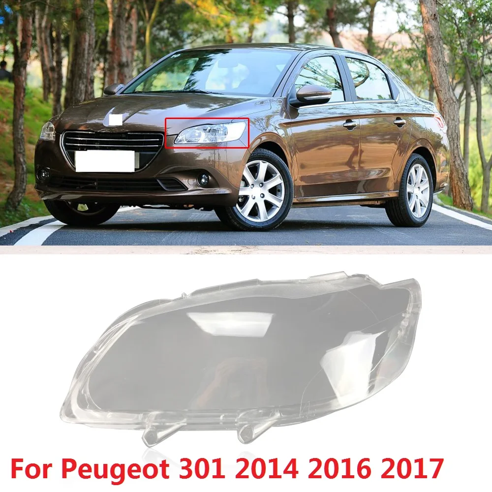 CAPQX 1PCS For Peugeot 301 2014 2016 2017 Front Headlamp Lamp cover Lampshade Headlight Waterproof head light Shade Shell
CAPQX 1PCS For Peugeot 301 2014 2016 2017 Front Headlamp Lamp cover Lampshade Headlight Waterproof head light Shade Shell