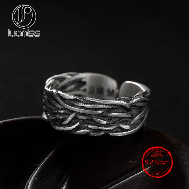 S990 pure silver vintage braided ring personality wild ladies ladies opening ring wholesale silver ring
S990 pure silver vintage braided ring personality wild ladies ladies opening ring wholesale silver ring