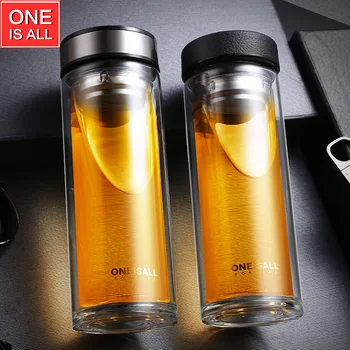 Glass Water Bottle 500ML Borosilicate Tea Mugs with Tea Infuser Double Layer Glass Car Cup Business Drink Water Bottle
Glass Water Bottle 500ML Borosilicate Tea Mugs with Tea Infuser Double Layer Glass Car Cup Business Drink Water Bottle