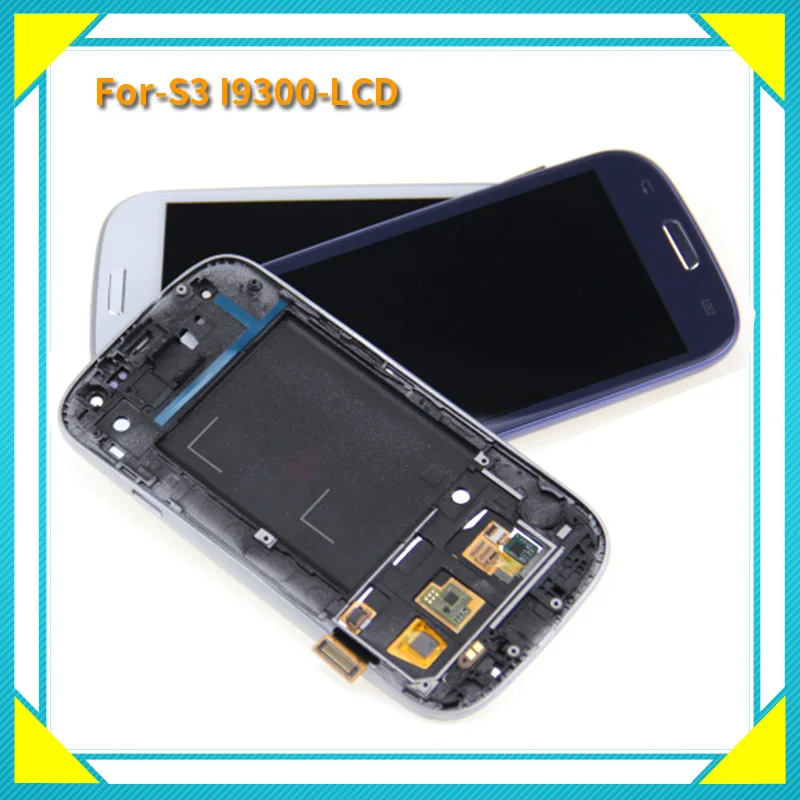 100% протестирован для SAMSUNG Galaxy S3 дисплей i9300 сенсорный экран дигитайзер Замена ЖК
