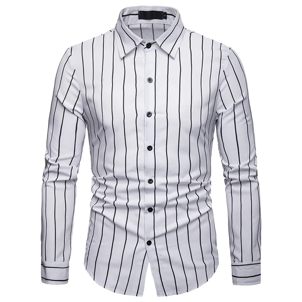 Fashsiualy Men's Shirt Men‘s Long Sleeve Stripe Painting Large Size Casual Top Blouse Shirts camiseta#32
Fashsiualy Men's Shirt Men‘s Long Sleeve Stripe Painting Large Size Casual Top Blouse Shirts camiseta#32