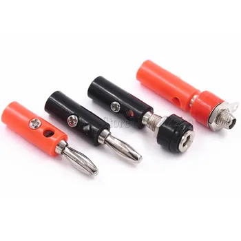 10 Pcs 4mm Banana Plug Screw + Socket Connector Jack Panel Terminal Red+black For Audio Speaker Connectors
10 Pcs 4mm Banana Plug Screw + Socket Connector Jack Panel Terminal Red+black For Audio Speaker Connectors