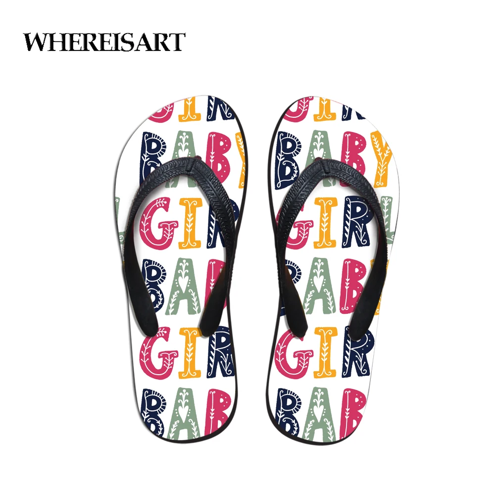 WHEREISART Ladies Flip Flops in Women's Sandals Graffiti Print Womens Bath Slippers Colorful Letter Shoes Outdoor Home Slippers
WHEREISART Ladies Flip Flops in Women's Sandals Graffiti Print Womens Bath Slippers Colorful Letter Shoes Outdoor Home Slippers