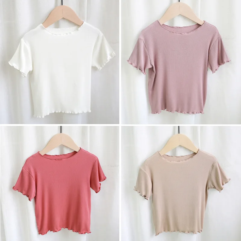 Girls wear explosions girls doll shirt top 2019 summer new refreshing round neck ruffled sleeves T-shirt baby girl shirts
Girls wear explosions girls doll shirt top 2019 summer new refreshing round neck ruffled sleeves T-shirt baby girl shirts