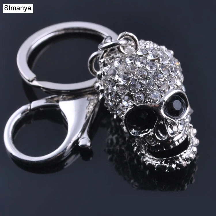 Hot Women Shine Glitter Skull High Quality Metal Key Holder Bag Vintage Accessories New Men Best gift Jewelry K2042
Hot Women Shine Glitter Skull High Quality Metal Key Holder Bag Vintage Accessories New Men Best gift Jewelry K2042