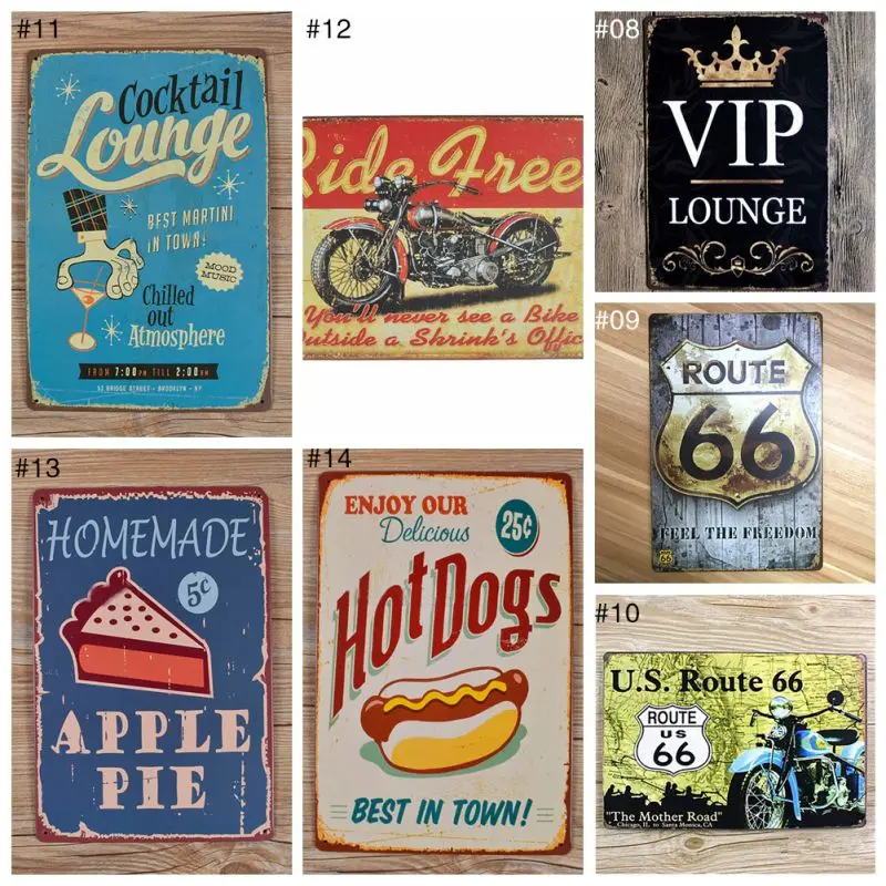 Vintage Metal Iron Painting Signs Poster Plaque Bar Pub Club Wall Vintage Home Decor Plaque 20x30cm
Vintage Metal Iron Painting Signs Poster Plaque Bar Pub Club Wall Vintage Home Decor Plaque 20x30cm