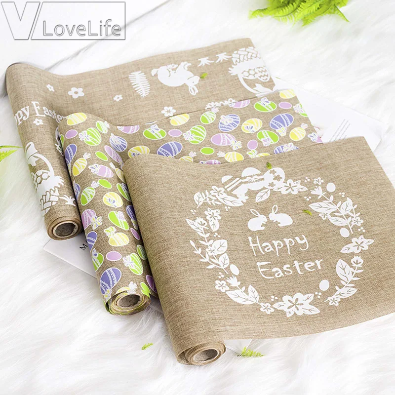 1PC 270x28cm Easter Table Runners Decor For Easter Tablecloth Rabbit Embossing Tablecloth Linen Table Home Decor Party Supplies
1PC 270x28cm Easter Table Runners Decor For Easter Tablecloth Rabbit Embossing Tablecloth Linen Table Home Decor Party Supplies