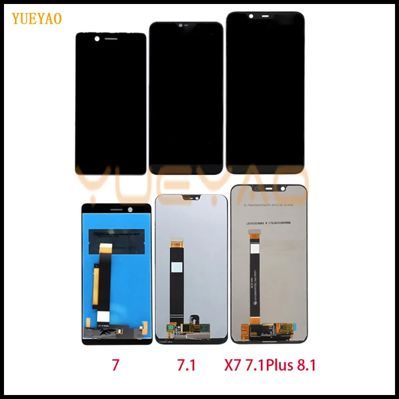 Display For Nokia 7.1 LCD Display Touch Screen Digitizer Assembly X7 For Nokia 7.1 Plus LCD For Nokia 7 Screen Replacement
Display For Nokia 7.1 LCD Display Touch Screen Digitizer Assembly X7 For Nokia 7.1 Plus LCD For Nokia 7 Screen Replacement