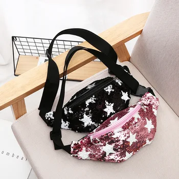 Sequins Waist Bag Women Leather Fanny Pack Male Hip Purse Belt Phone Bag Ladies Chest Bag Waist Packs
Sequins Waist Bag Women Leather Fanny Pack Male Hip Purse Belt Phone Bag Ladies Chest Bag Waist Packs