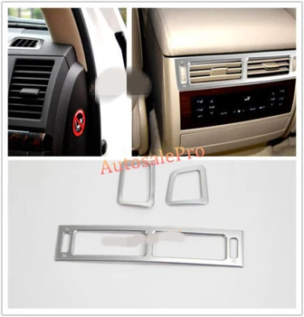 Chrome Matt Front + Rear Air Condition Vent Outlet Cover Trim 3pcs for Toyota Land Cruiser LC200 2008 2009 2010 2011 2012 -2016
Chrome Matt Front + Rear Air Condition Vent Outlet Cover Trim 3pcs for Toyota Land Cruiser LC200 2008 2009 2010 2011 2012 -2016