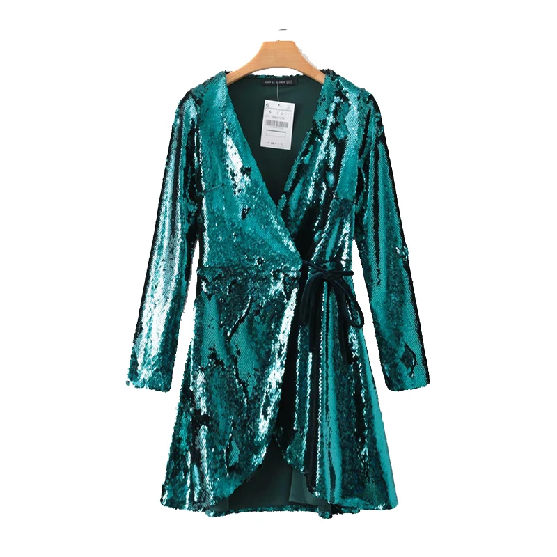 2019 Spring V Neck Womens Dresses Long Sleeve Large Size Dresses Woman Luxury Party Night Mini Dress With Sequins For Girls
2019 Spring V Neck Womens Dresses Long Sleeve Large Size Dresses Woman Luxury Party Night Mini Dress With Sequins For Girls