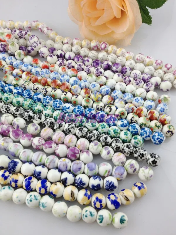 Free Shipping 8mm 200pcs/lot Ceramic Beads Spacer Straight Hole Beads Pretty Random mixed flower Fit For Jewelry Making Bead
Free Shipping 8mm 200pcs/lot Ceramic Beads Spacer Straight Hole Beads Pretty Random mixed flower Fit For Jewelry Making Bead