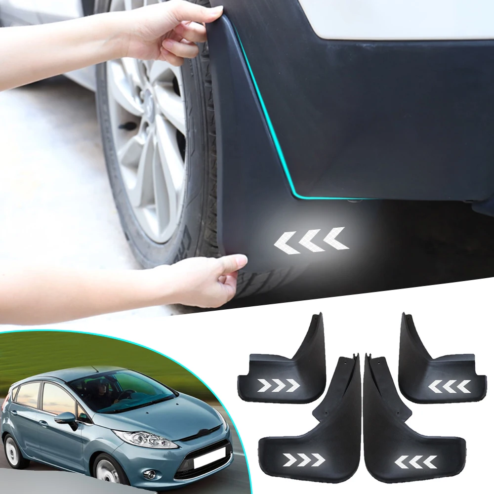 Mud FlapsCar Front Rear Fender Splash Guard Mudguards Safety Reflective Warning Mudflaps For Ford Fiesta Sedan 2009 2010-2012
Mud FlapsCar Front Rear Fender Splash Guard Mudguards Safety Reflective Warning Mudflaps For Ford Fiesta Sedan 2009 2010-2012