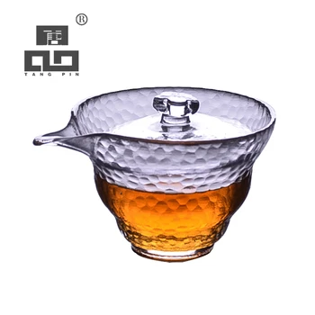 TANGPIN drinkware heat-resistant glass gaiwan teapot haiwan glass tea sets 125ml
TANGPIN drinkware heat-resistant glass gaiwan teapot haiwan glass tea sets 125ml