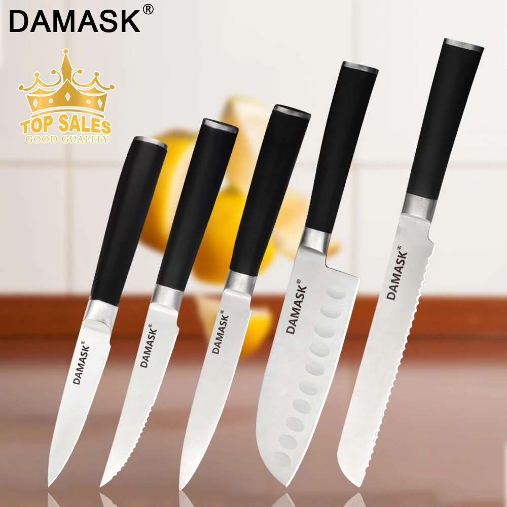 Damask Chef Santoku Utility Toothed Utility Paring Kitchen Knives Set Stainless Steel Chef Knife Steak Sushi Filleting Cleaver
Damask Chef Santoku Utility Toothed Utility Paring Kitchen Knives Set Stainless Steel Chef Knife Steak Sushi Filleting Cleaver