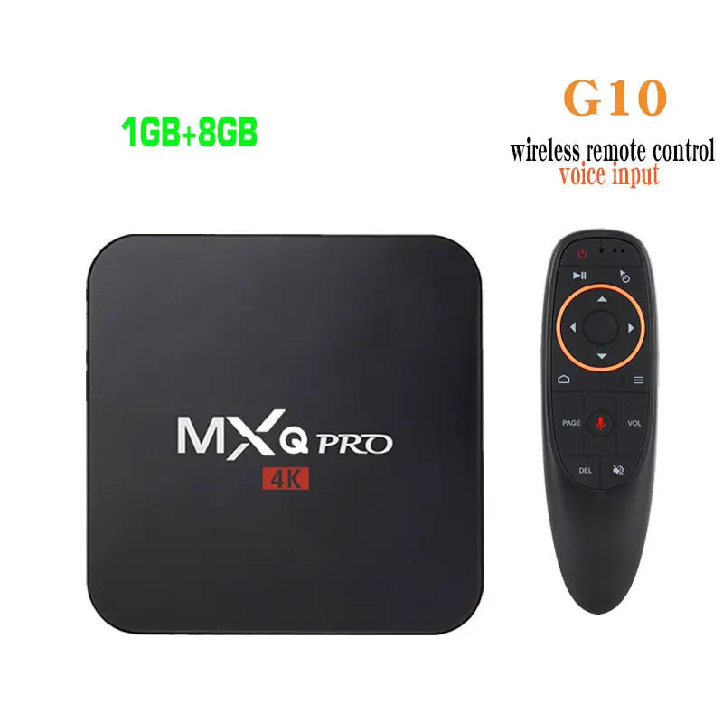 

MXQpro Smart Android TV Box 7.1 2GB 16GB Amlogic Quad Core S905W 1GB 8GB MXQ PRO 4K 2.4Ghz WIFI can subscribe brasil IPTV