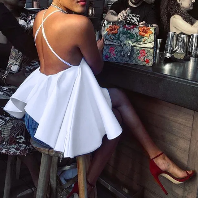Women Summer Sexy Hanging Neck Club Bar Party Short Ball Gown Sundress Slim Fit Cute Dresses Backless Cross Strap Vestidos
Women Summer Sexy Hanging Neck Club Bar Party Short Ball Gown Sundress Slim Fit Cute Dresses Backless Cross Strap Vestidos