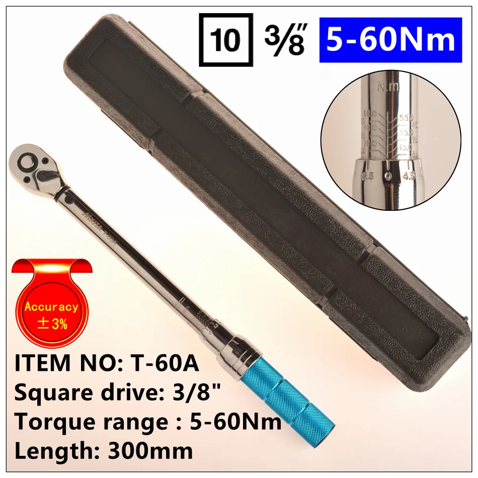 1/2" 3/8" 5-60N.m Mxita 3% two-way torque force, push and pull preset torque wrench, Hand Spanner car auto tire repairing tool
1/2" 3/8" 5-60N.m Mxita 3% two-way torque force, push and pull preset torque wrench, Hand Spanner car auto tire repairing tool