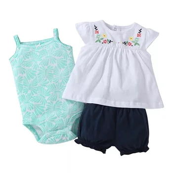 Toddler Sweet Baby Girls 3PCS Jumpsuit Flower Print Sleeveless Tops Short Pants Rompers Sets Newborn Baby Summer Clothes
Toddler Sweet Baby Girls 3PCS Jumpsuit Flower Print Sleeveless Tops Short Pants Rompers Sets Newborn Baby Summer Clothes